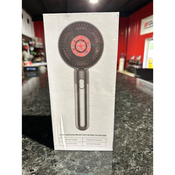 4-In-1 Rechargeable Scalp Massage Brush For Thicker & Fuller Hair - Picture 1 of 4